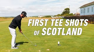 Every First Tee Shot From Our Trip to Scotland | TaylorMade Golf