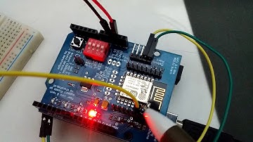 Arduino Uno 에 ESP8266 WIFI Shield를 장착해서 DHT11 온습도 센서를 사용해 웹으로 실내 온습도 확인해 보기