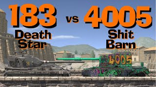 WOT Blitz Face Off || FV215b 183 vs FV4005