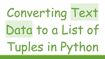 Converting Text Data to a List of Tuples in Python