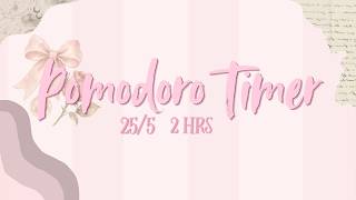 Pomodoro Timer 25/5(2 hours) || Focus Study Session || White noise|| Pomodoro Timer 25/5(2 hours) || Focus Study Session || White noise||