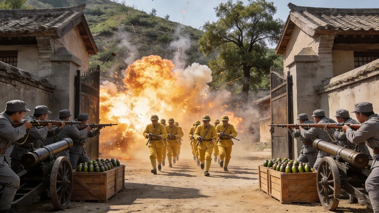 日軍瘋狂屠殺村民，殊不知八路高手早已潛伏其中，一出手血洗全場！⚔️ 功夫 | Kung Fu | 武打 | 抗日