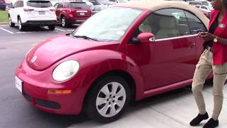 2010 Volkswagen New Beetle Convertible Wilson, NC WalkAround