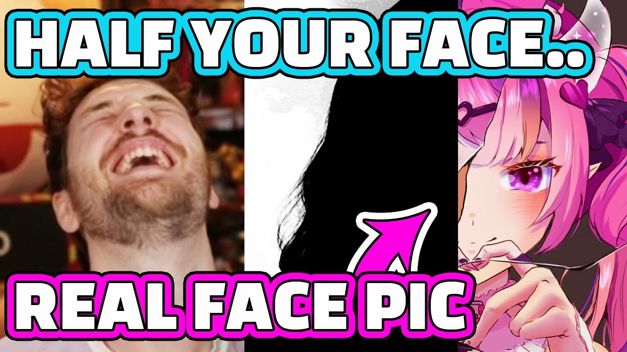 CDawg Can't stop making fun of Ironmouse Real Face Picture because of this