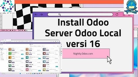 Install Odoo 16 (Server Odoo Local)  [SIB X PT. Ctech ERP Indonesia]