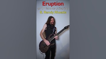 Thumbnail of ERUPTION as 10 famous guitarists #vanhalen