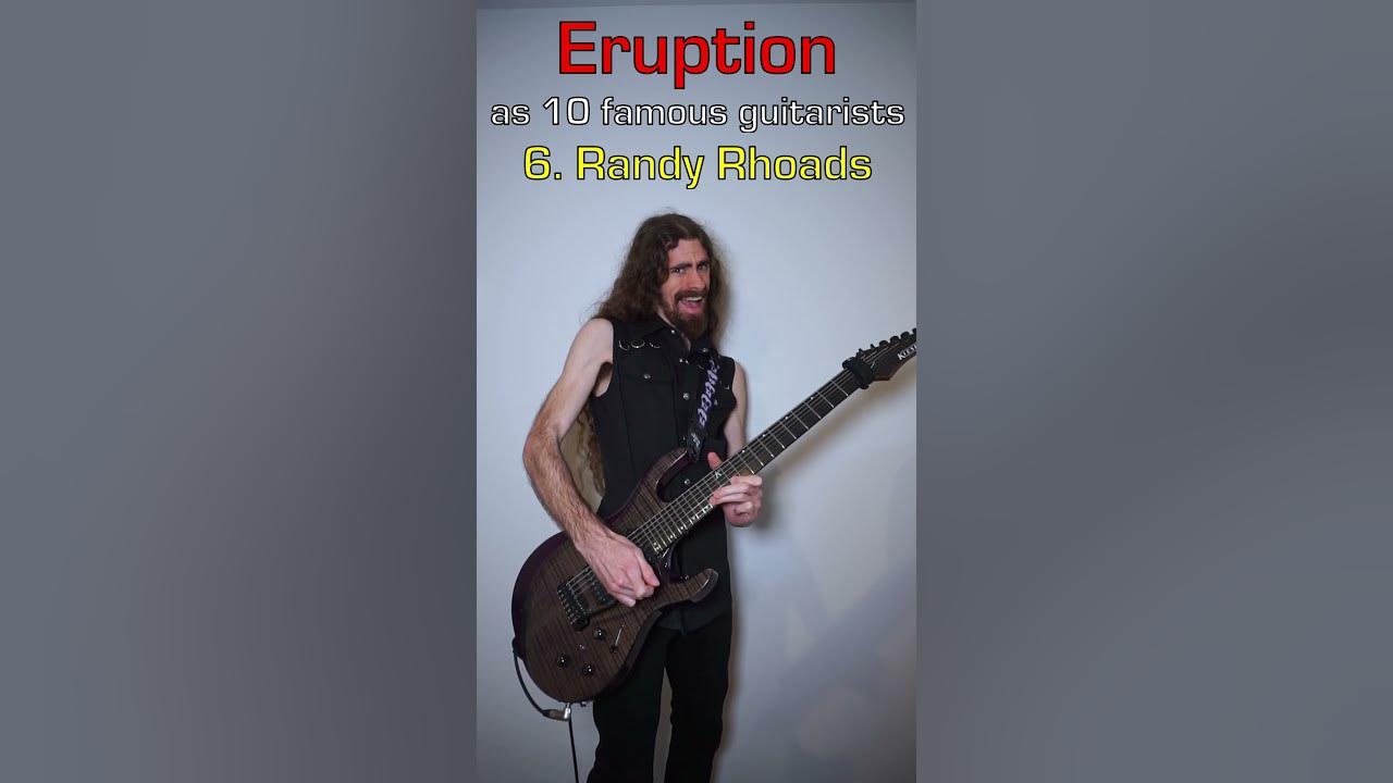 ERUPTION as 10 famous guitarists #vanhalen