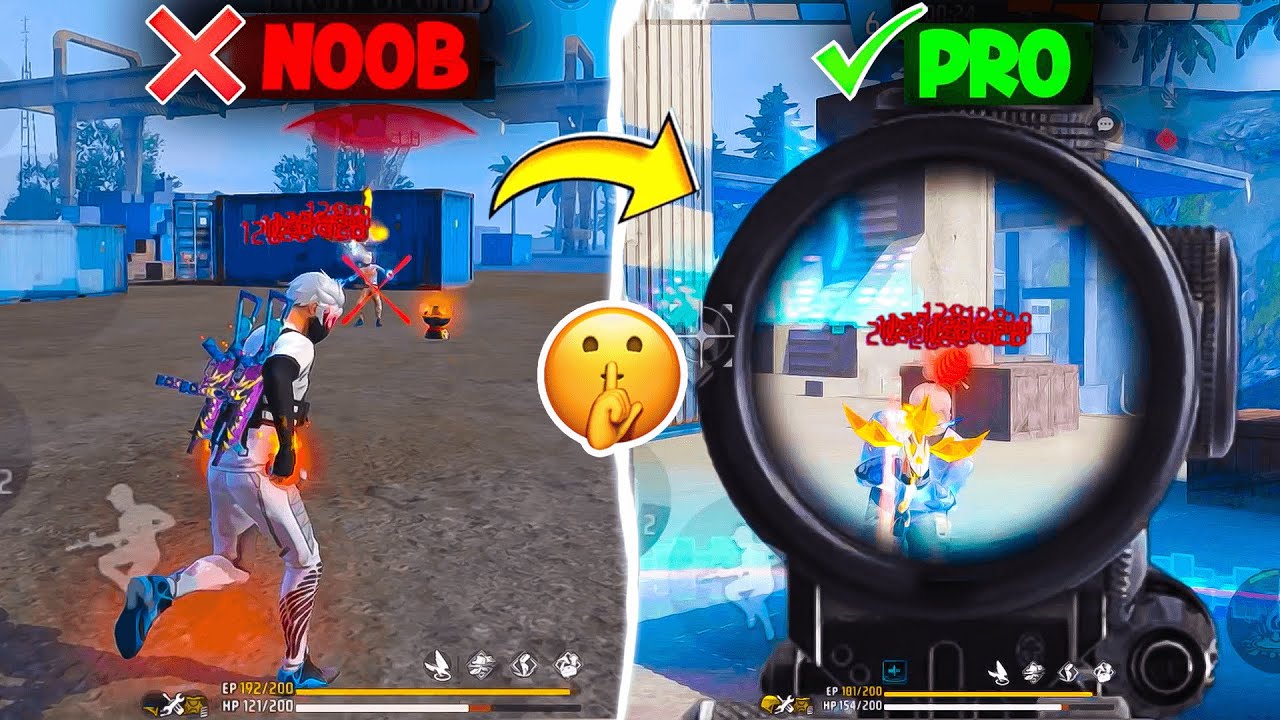 NEW  UMP  RED NUMBER TRICK AND SETTINGS  FREE FIRE SMG HEADSHOT TRICK