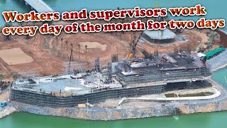 2179,Workers and supervisors work every day of the month for two days