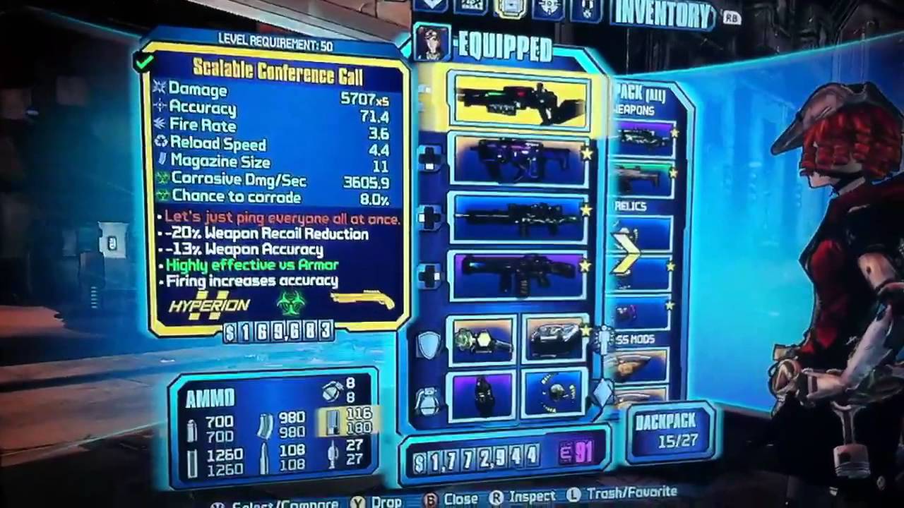 Borderlands 2 (xbox only) legendary class mods including op8 free