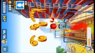 Subway Surfers - Pick up 500 Coins With Power Jumper. 500 Left