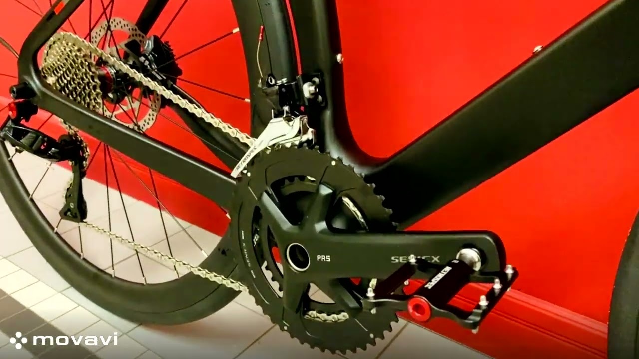 Карбоновый шоссейный велосипед Twitter T8 Black