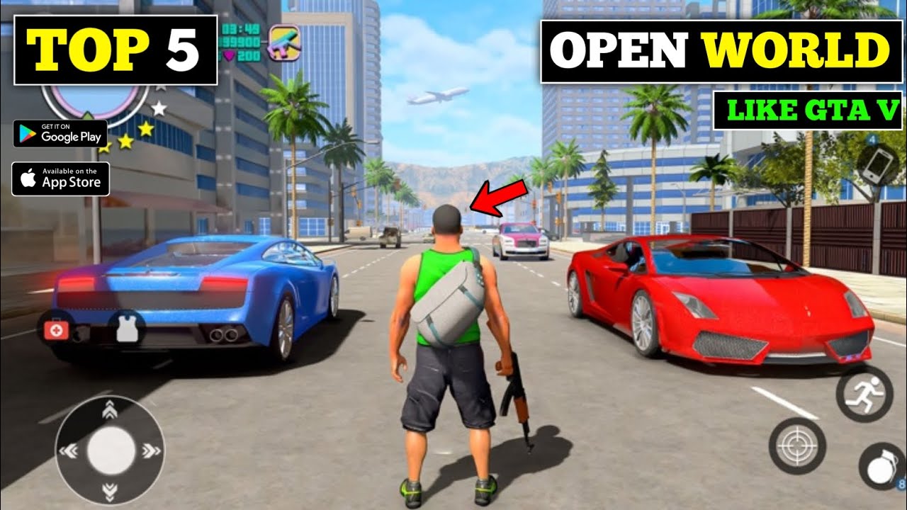 Top 5 Best Open World Games For Android 2024 | Best Open World Mobile ...