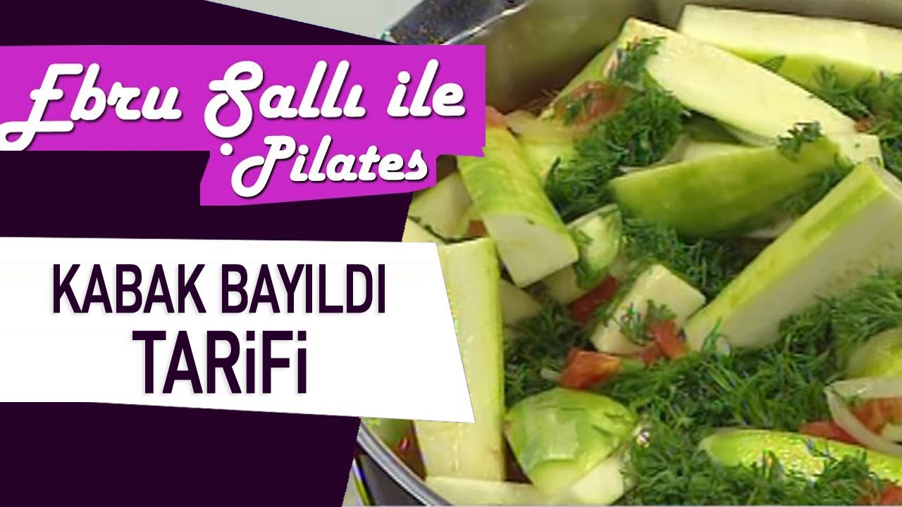 Ebru Şallı'dan kabak bayıldı tarifi