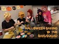 Baking with the bakusquad - Halloween cupcakes ( BNHA )