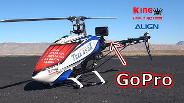 GoPro On the Trex 550X!  *POV TEST*