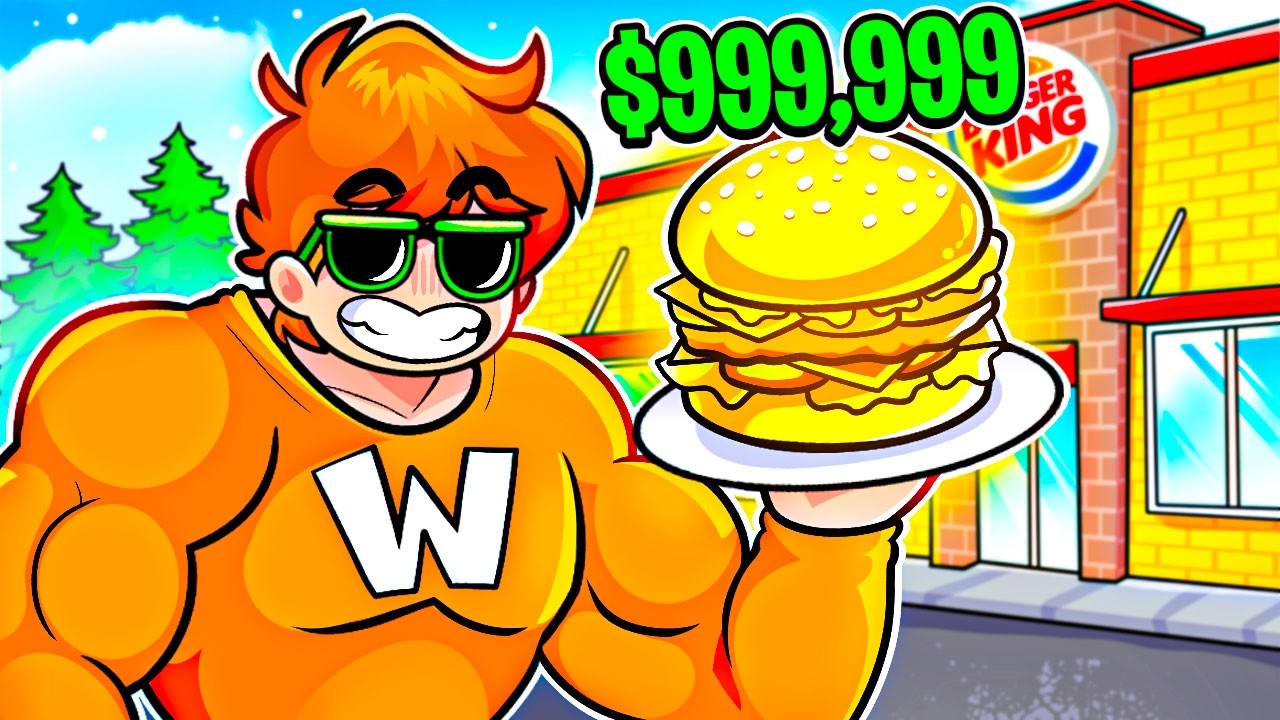 ¡Gané $981,432,678 VENDIENDO HAMBURGUESAS! 🍔🤑 | ROBLOX (#1 DEL RANKING)