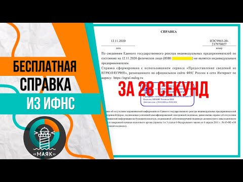 Как бесплатно получить справку из налоговой об отсутствии статуса индивидуального предпринимателя