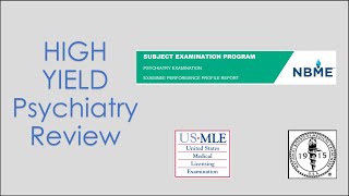 HighYield Psychiatry Shelf/Step 2 CK Review