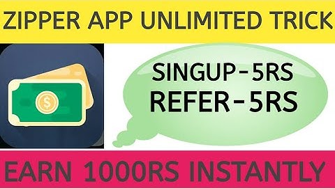 Zipper App Unlimited Trick | Zipper App | By Konan Saifi