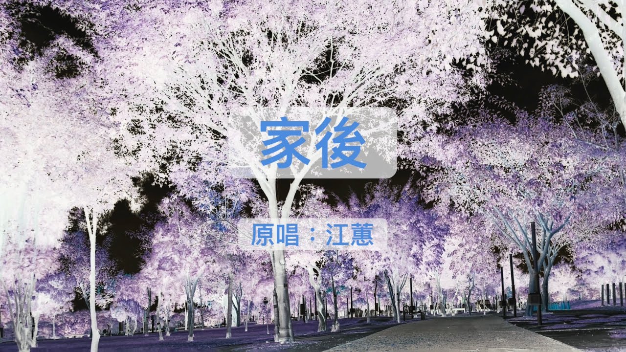 【家後】吉他彈唱 cover by Alison 原唱:江蕙 - YouTube