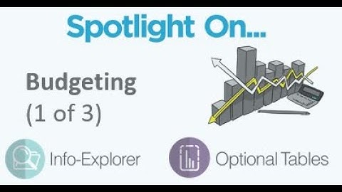 Spotlight - Budgeting (GL level)