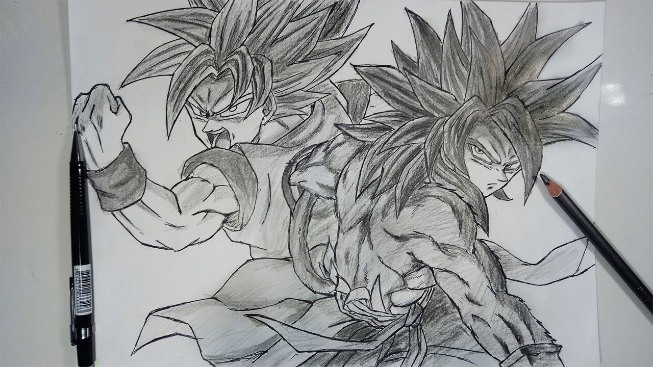 HOW TO DRAW / COMO DESENHAR GOKU XENO (PASSO A PASSO) Dragon Ball Heroes 