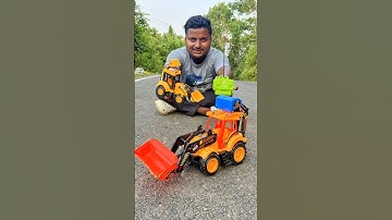 Remote Control Small JCB And Big JCB Unboxing And Testing Short Video ||