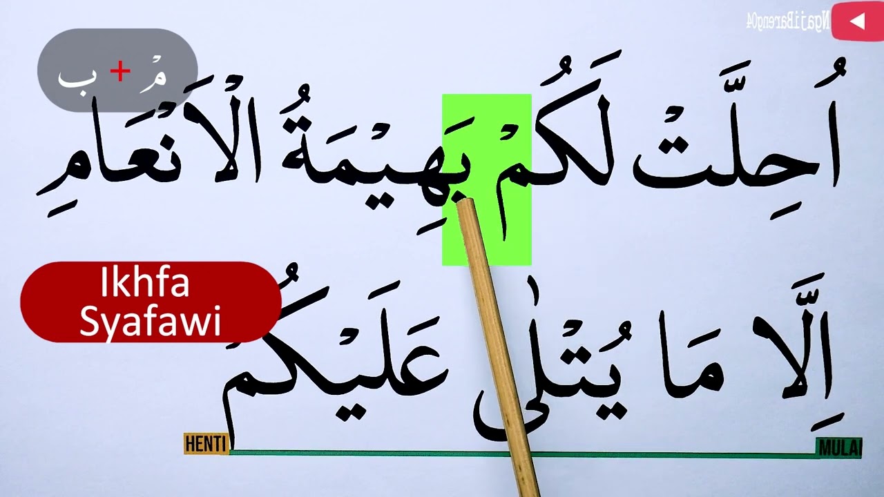 MENGURAI TAJWID SURAH AL MAIDAH AYAT 1 Bag 1 BACA & CONTOH PENGUCAPANNYA EPS 1085