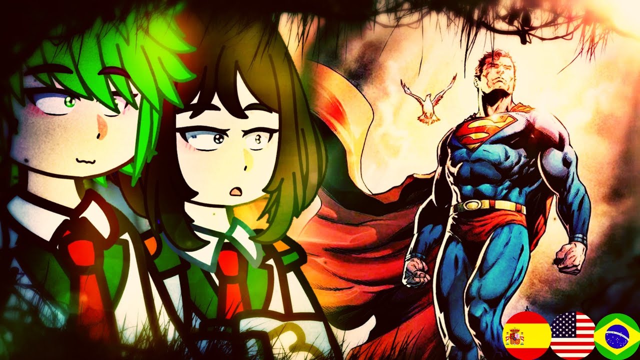 🇺🇸/🇪🇸/🇧🇷 Class 1A React to Superman As New Hero – Gacha React
