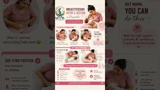 Breastfeeding After C-Section 🤱 | Easy Feeding Positions for New Moms | Tamil