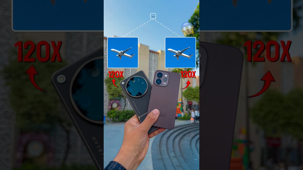 Oppo Reno 15 Pro Mini vs Find X9 Ultra Zoom Test 120X insane 😱😱
