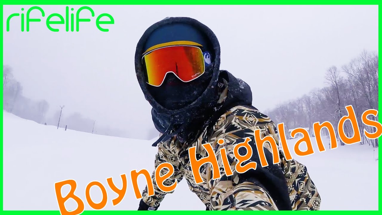 Riding Powder Opening Day At Boyne Highlands Michigan