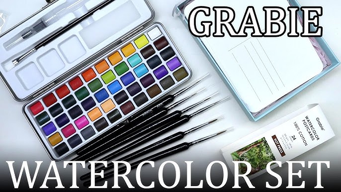 Unboxng of this Grabie Premium Watercolor Set Of 100 With Brush