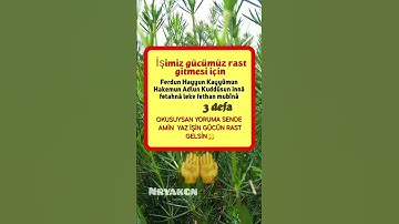 Thumbnail of işimiz gücümüz rast gitmesi için okunacak dua 3 defa okuduysan yoruma Amin yaz #amin #shorts #reklam