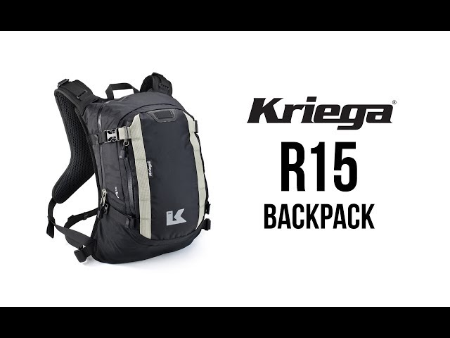 KRIEGA R15 BACKPACK - YouTube