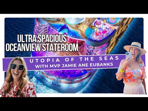 Utopia Of The Seas Ultra Spacious Oceanview Stateroom Exclusive Look With MVP Jamie Ane Eubanks 