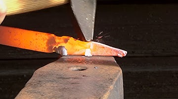 Forging a Viking Seax With a Sheath | Blacksmithing and Leatherworking