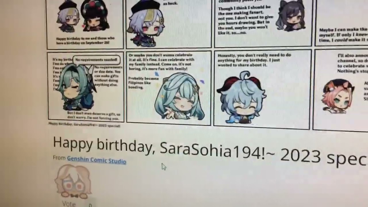 Happy birthday to me! | SaraSophia194
