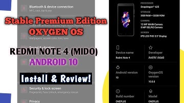 Stable Premium Edition|Oxygen OS 10|Redmi Note 4 MIDO-ANDROID 10|Best Smooth Rom Ever.