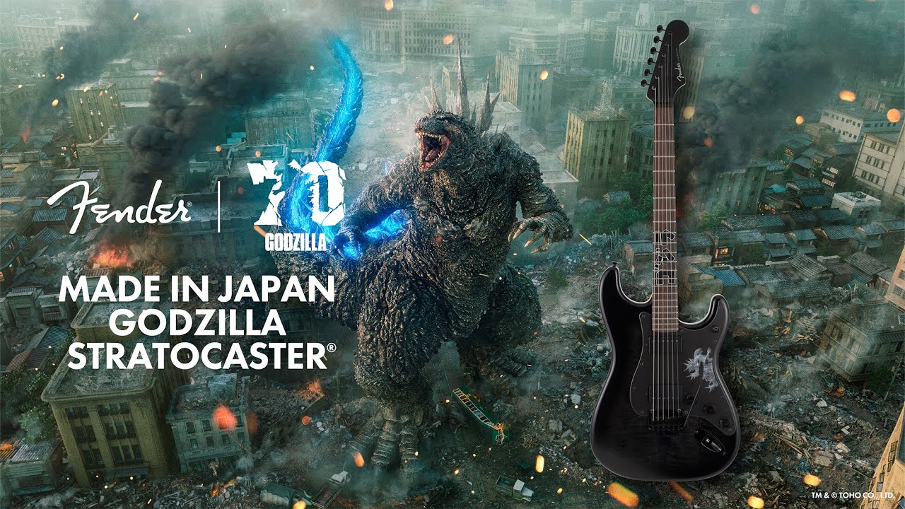 フェンダー | ゴジラ Made in Japan Godzilla Stratocaster® Black