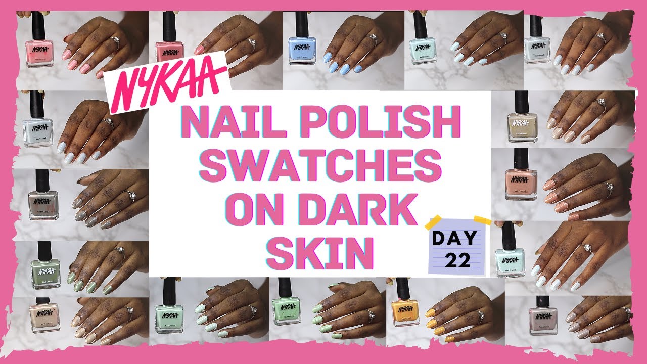 Nykaa Fall Matte Nail Polish Swatch | Debasree Banerjee - YouTube