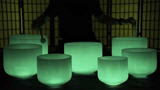 GUARANTEED SLEEP IN MINUTES | Crystal Singing Bowls Sound Bath Music for Sleep