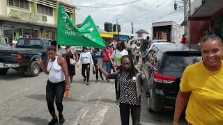 Marching to Savoy , Christiana @ Ruddy Crawford funeral