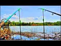 Весенние КАРАСИ на ПРУЖИНУ и ФИДЕР. Рыбалка на донки на карася