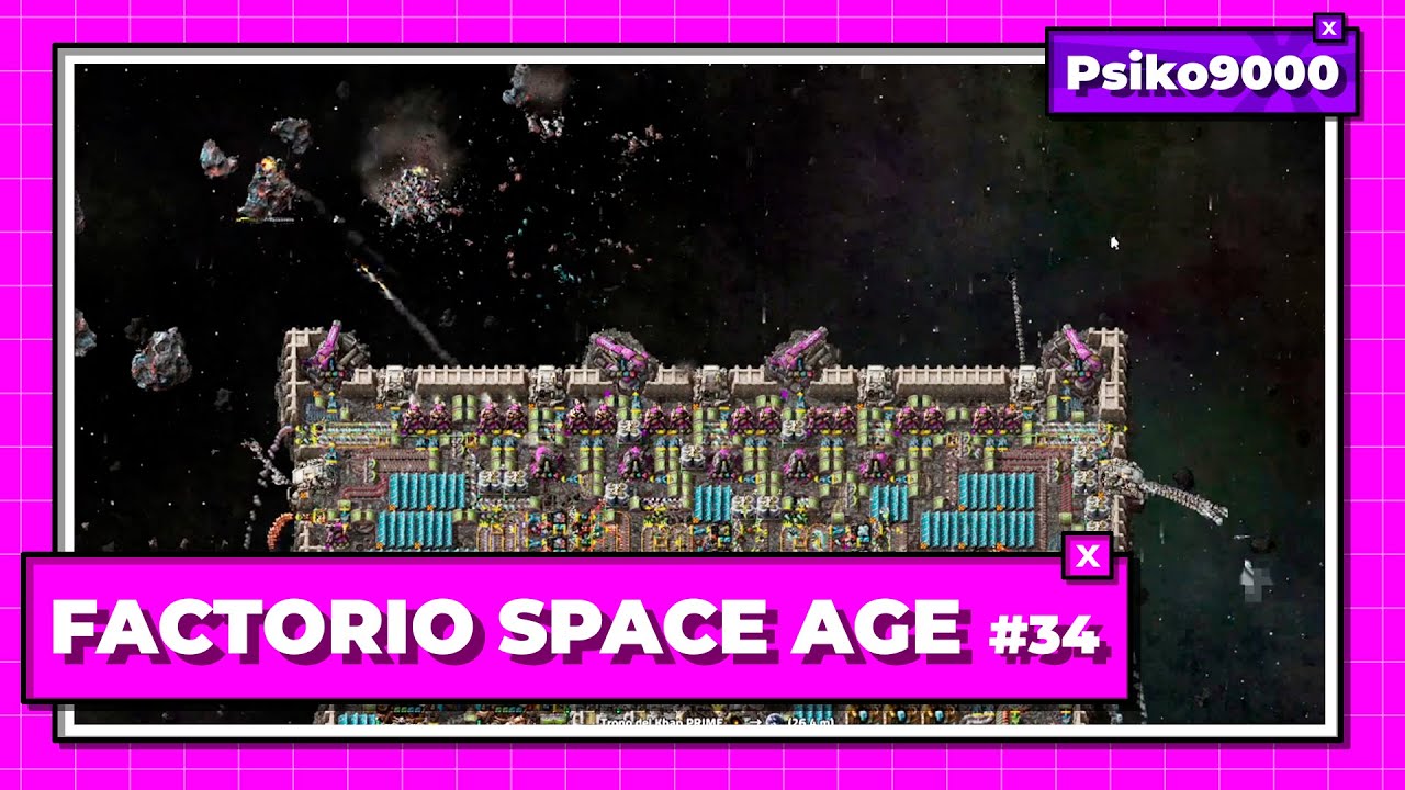 PRIMERA PRUEBA DE NAVE LEGENDARIA | Factorio Space Age Gameplay Español ...