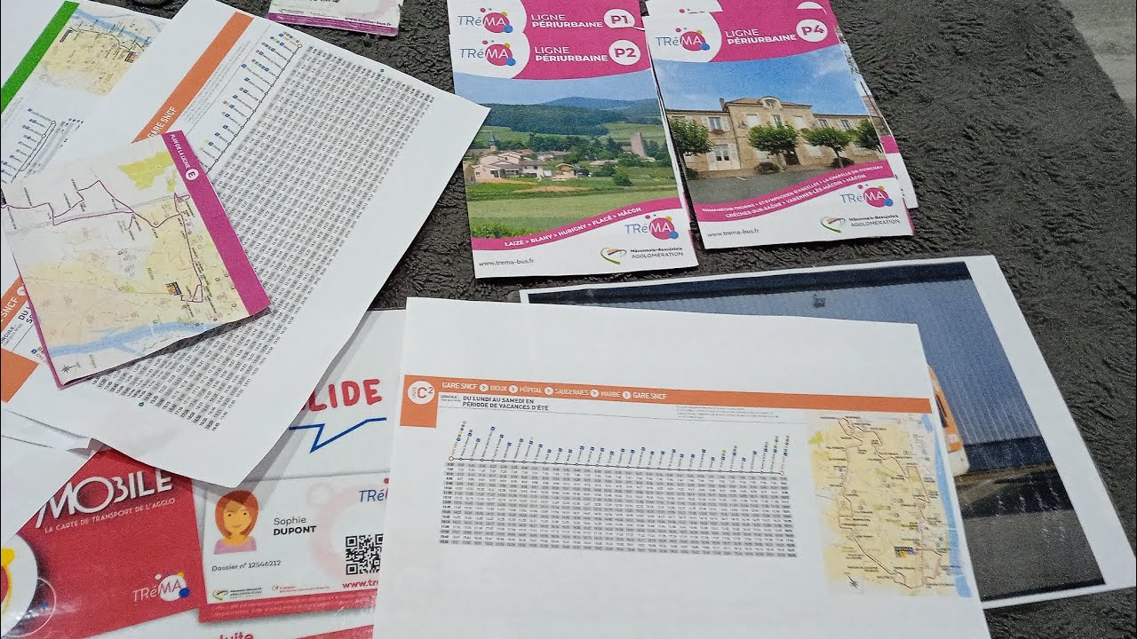 présentation de guide horaire ligne urbaine du réseau tréma bus + Big UP pour le match planète rap