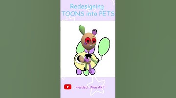 I redesigned LOOEY as a PET from DANDY