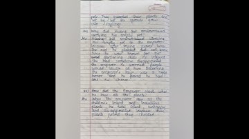 ICSE  English Grade 4 Magic Lantern CH2 The empty pot      Question answers