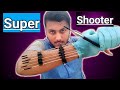How To Make A Hand Mount Slingshot gun |  Super Shooter |  Pen Slingshot in Hindi |